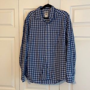 Lacoste Modern Fit Blue Check Shirt Size 42